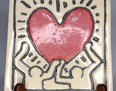 Keith Haring Tile