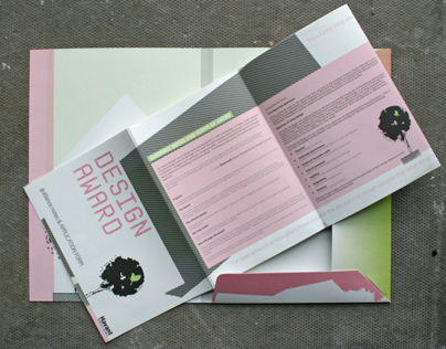 Design award application pack.