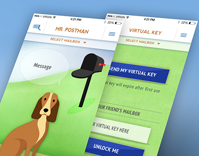 Mailbox App UI/UX Design