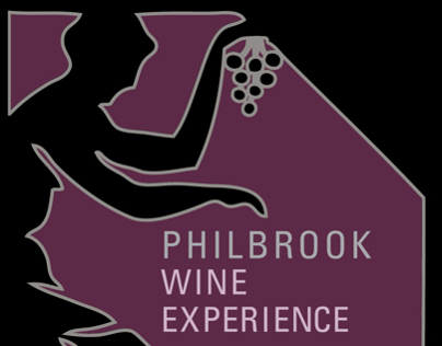 Philbrook's Wine Experience brand identity