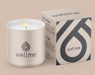 Brand idenity for yoga studio Wellme