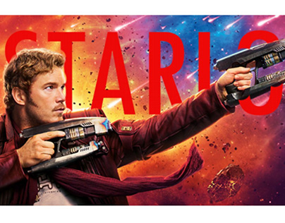 "Starlord" Name Photoshop