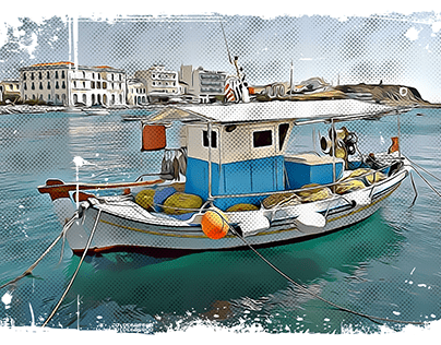 A boat - Tinos Island - Greece