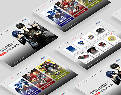 Persona Website UI Concept