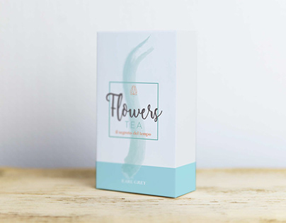 Flowers Tea identity design