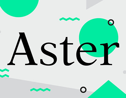 Aster Designed by URW Type Foundry GmbH