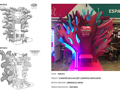 Production sketches | Montreal Eaton Center Prize Chair