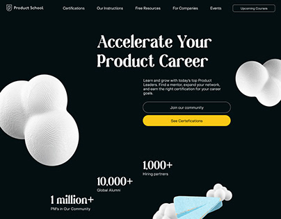 concept for product school web-site