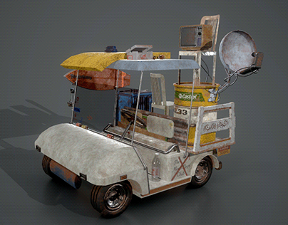 Project thumbnail - Modeling a Dystopian Golf Cart