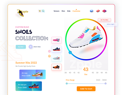 Shoes - Product Landing Page