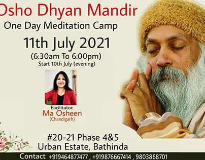 One Day Meditation Camp at Osho Dhyan Mandir Bathinda