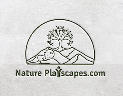 Natural logo design | health care | Mountain logo