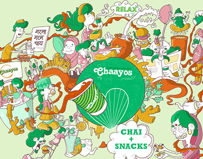 Chaayos- Chai and Relax art
