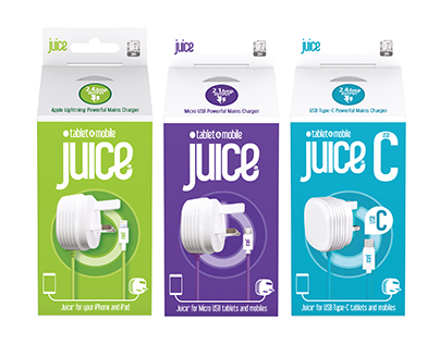 Juice Mobile Accessories Packaging Designs