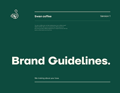 Swan Coffee Brand Identity Guideline