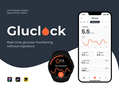 Gluclock: Real-time glucose monitoring