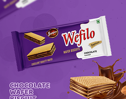 Wafer Biscuit Packaging Design
