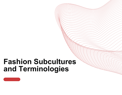 Fashion Subcultures and Terminologies