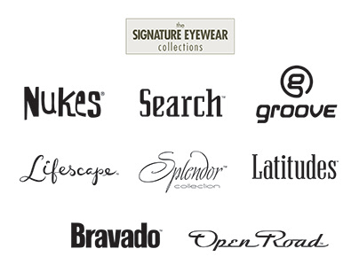SIGNATURE EYEWEAR PRIVATE COLLECTION LOGOS