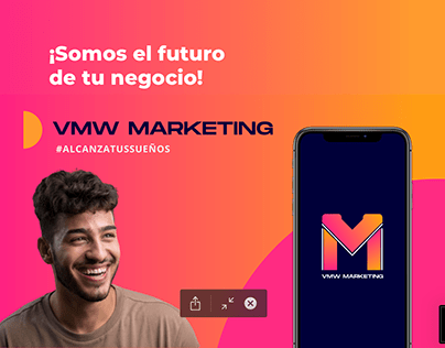 Rediseño logotipo agencia VMW Marketing