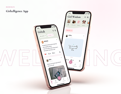 Girltelligence - A Wellbeing App Redesign