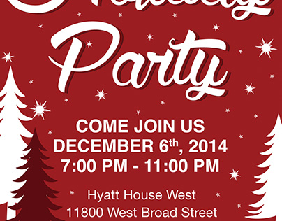 Corporate Holiday Party Invitation 2014
