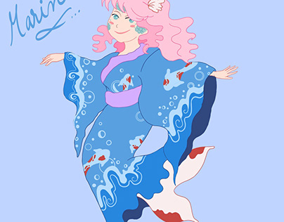 character design mermaids