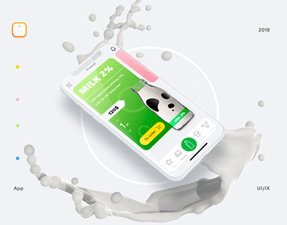 Milk Delivery app UI\UX GOOD MILK