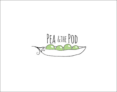 Logo Design & roller ball Labels - Pea & The Pod