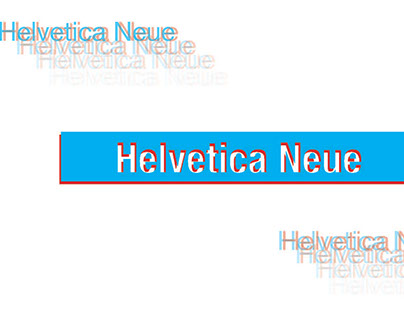 Helvetica Neue Type Specimen