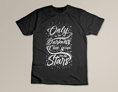 custom typography t-shirt design