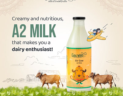 Creamy and Nutritious A2 Milk - GauNeeti