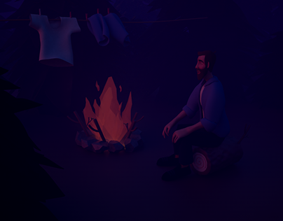 Campfire animation