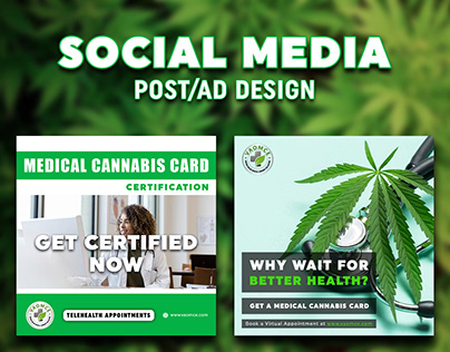 Social Media Ad/Post Design - Cannabis