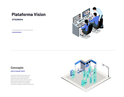 UI Guideline Plataforma Vision