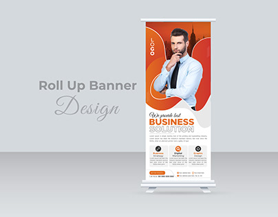 Corporate Business Roll up Banner Design