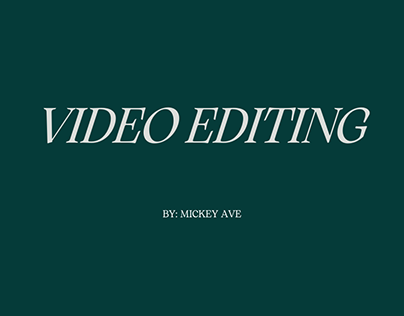 Adobe Premiere Video Editing Timeline