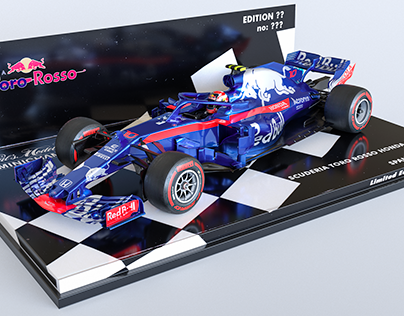 Scuderia Toro Rosso Honda STR13 diecast - Minichamps fi