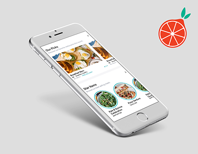 Toters – food delivery app design