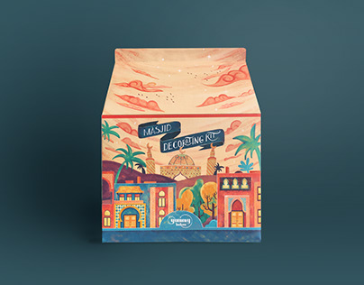 Ramadan Packaging Illustration for Yummy Bakes