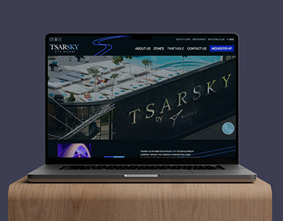 Tsarsky - city resort website rebranding