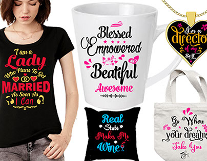 T shirt,mug and bag design