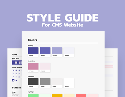 Style Guide for CMS Website