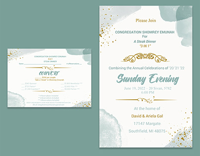 Invitation and Card Design
