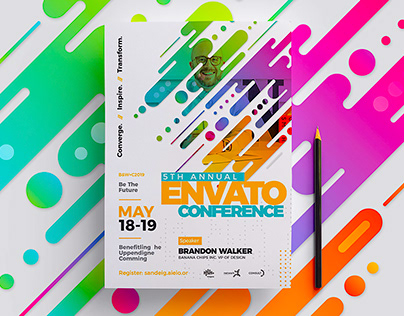 Envato Conference Flyer Design