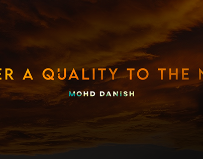 Life is all about Quality