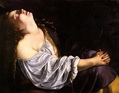 Mary Magdalene in Ecstasy by Artemisia Gentileschi