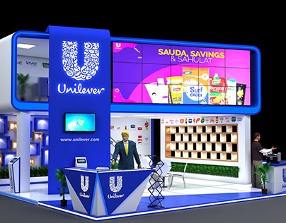 Unilever Double Story Booth Design