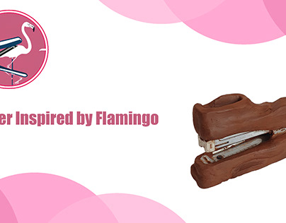 Stapler Inspired by Flamingo
