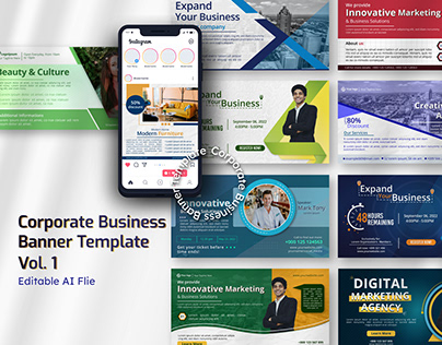 Corporate Business Banner Template Vol.1